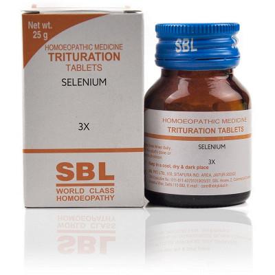 SBL Selenium 3X (25g) Improves urine Flow in old age, male complaints, Hair Fall, Baldness