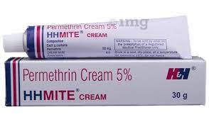 Pack of 5 HHMite Cream Permethrin (5% w/w) 30 Gram antiparasitic medication treat scabies