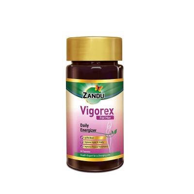 Vigorex For Her: A Daily Energizer |100% Natural,Authentic & Safe ingredients| Her Secret Remedy for Vigour and Vitality (Pack of 60 capsules)