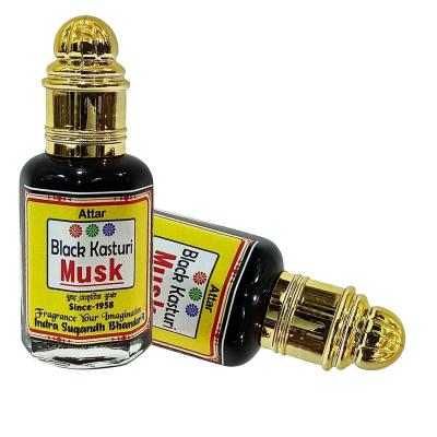 Attar For Religious Use|Unisex Real Black Musk Extract of Kasturi Dana Long Lasting Fragrance 12ml Rollon Pack